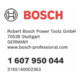 Bosch Ersatzschlüssel zu Zahnkranzbohrfutter S2, C, 110 mm, 40 mm, 4 mm, 6 mm-4