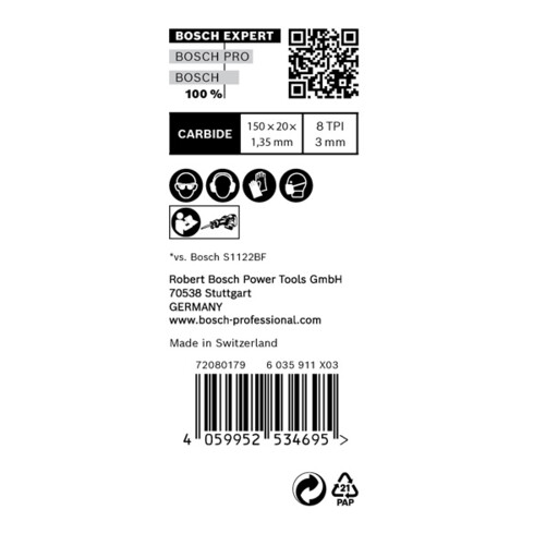 Bosch Expert 'Vehicle Rescue' S 957 CHM reciprozaagblad