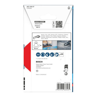 Bosch EXPERT ACZ 105 ET Lama segmentata per sega multi materiale, 80 x 30 mm