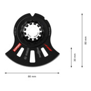 Bosch EXPERT ACZ 105 ET Multi Material Segmentsägeblatt, 80 x 30 mm-4