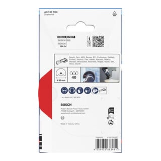 Bosch EXPERT ACZ 85 RD4 Grout Segment Blade, 85 mm