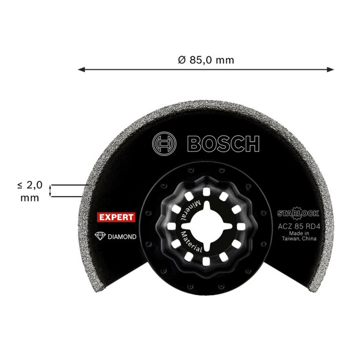 Bosch EXPERT ACZ 85 RD4 voegsegmentzaagblad, 85 mm, 10-dlg.