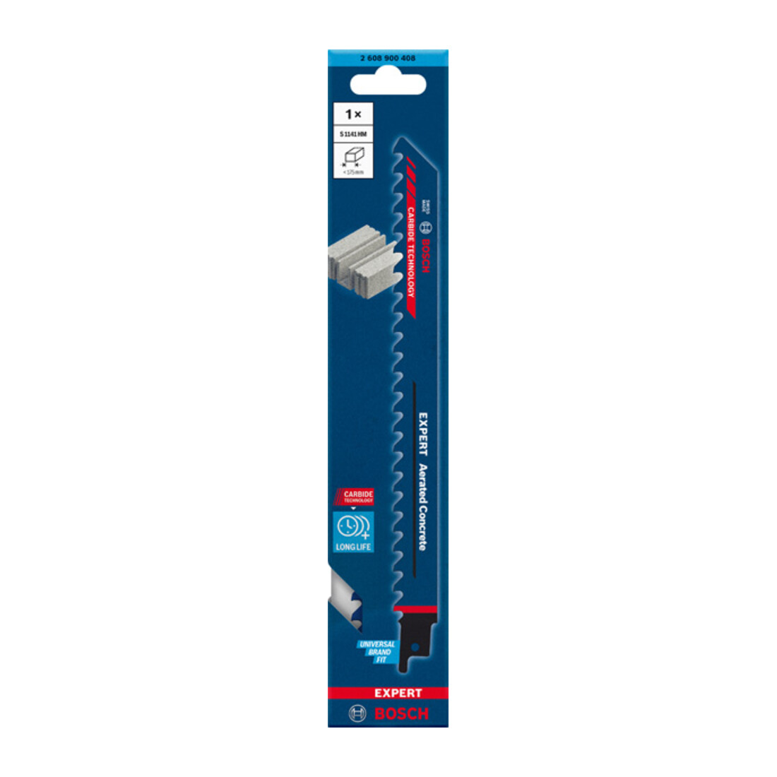 Bosch EXPERT ‘Aerated Concrete’ S 2041 HM Säbelsägeblatt