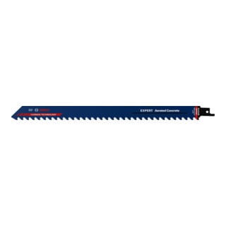Bosch EXPERT Aerated Concrete S 1241 HM Säbelsägeblatt 1 Stück für Säbelsägen