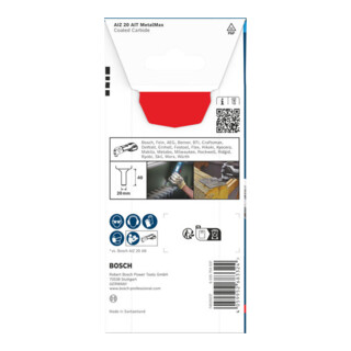Bosch EXPERT AIZ 20 AIT MetalMax invalzaagblad, 20 x 40 mm
