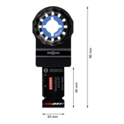 Bosch EXPERT AIZ 20 AIT MetalMax Lama per sega a immersione, 20 x 40 mm, 5 pezzi-4
