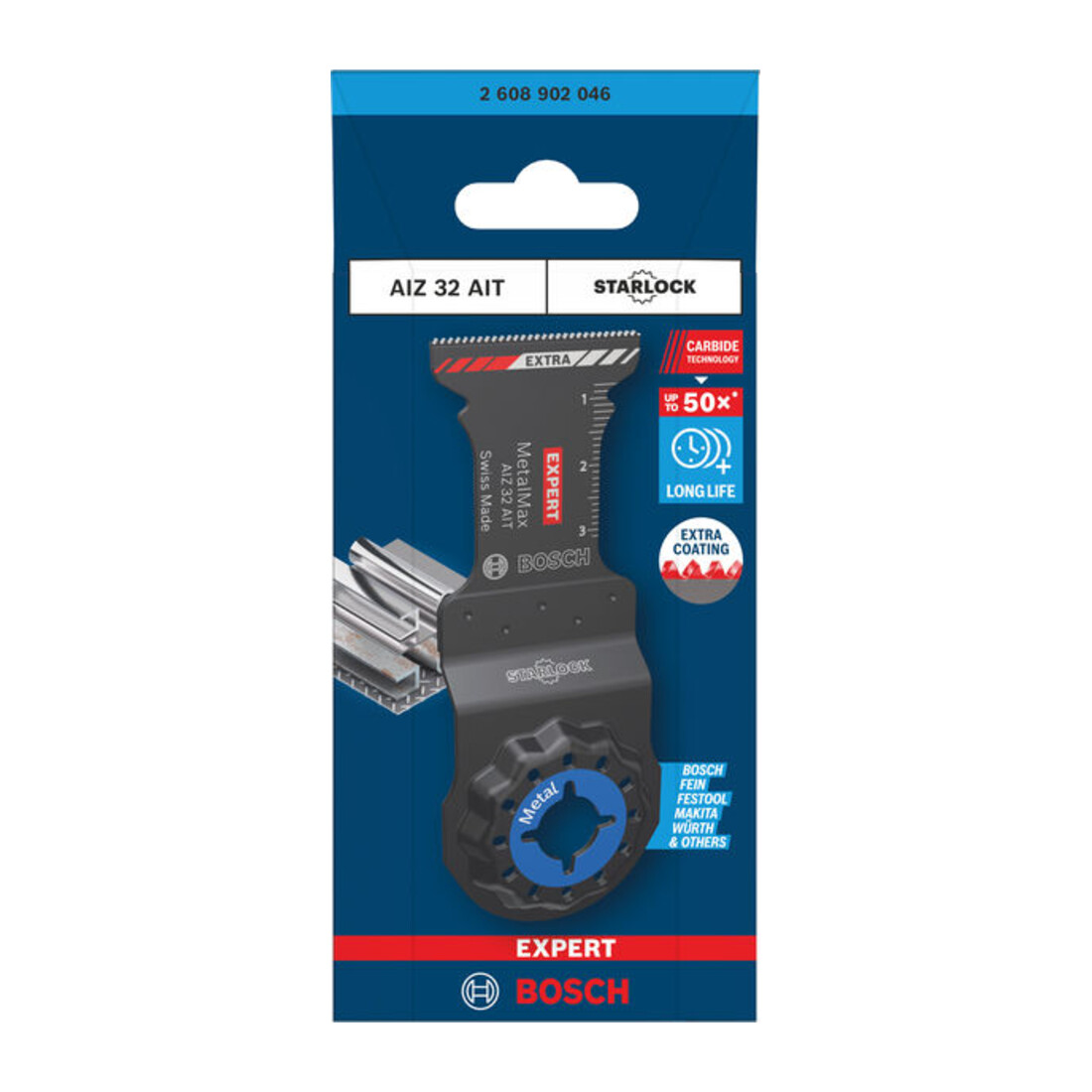 Bosch EXPERT AIZ 32 AIT MetalMax Lame de scie plongeante, 32 x 40 mm