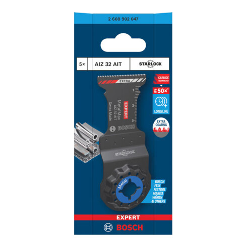 Bosch EXPERT AIZ 32 AIT MetalMax Tauchsägeblatt, 32 x 40 mm, 5-tlg.