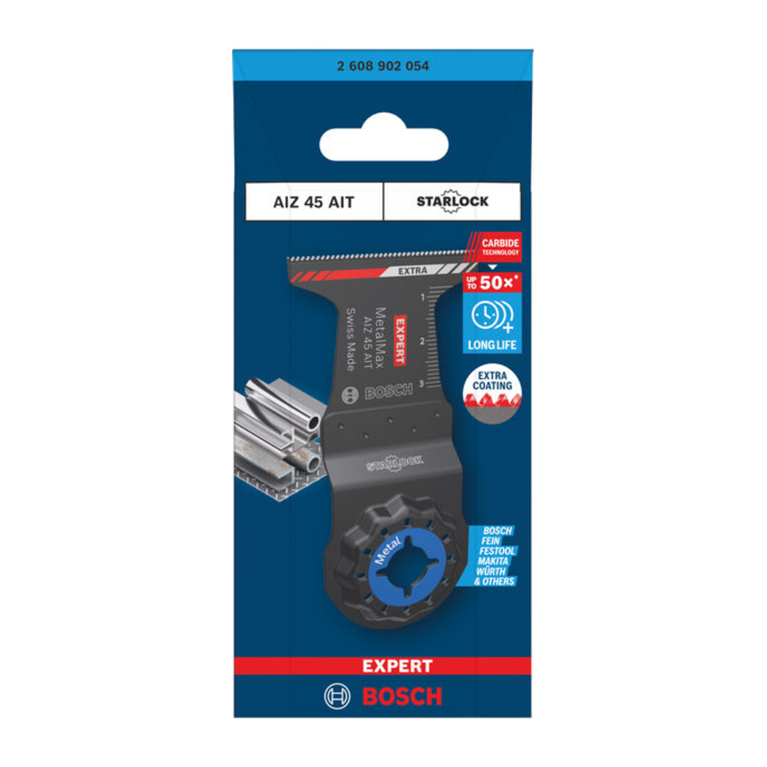 Bosch EXPERT AIZ 45 AIT MetalMax Lame de scie plongeante, 45 x 35 mm