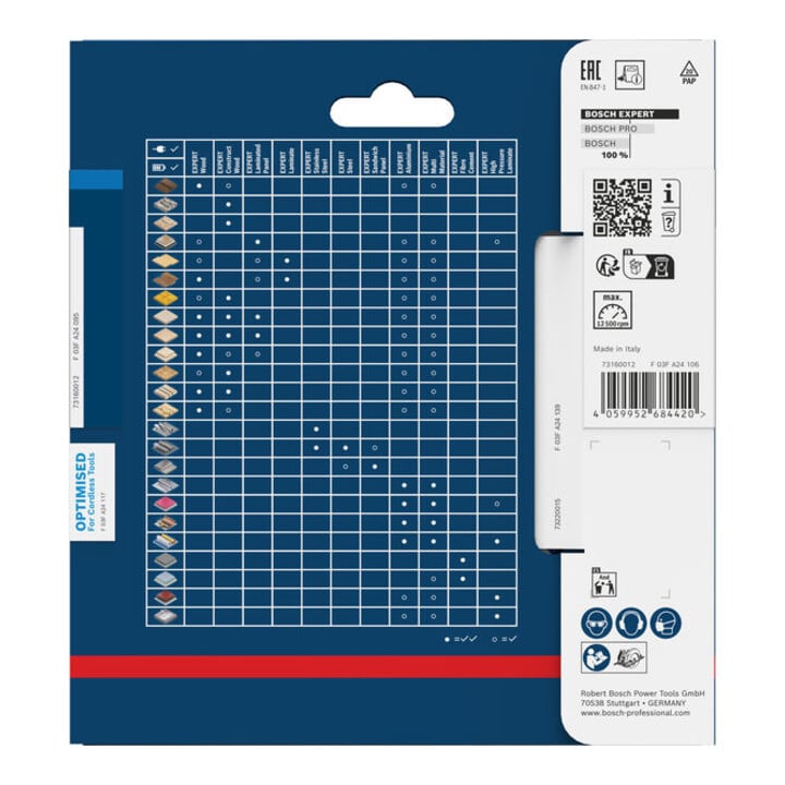 Bosch EXPERT Aluminium cirkelzaagblad, 120x20 mm, Z42