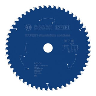 Bosch EXPERT Aluminium cirkelzaagblad, 184x20 mm, Z54
