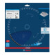 Bosch EXPERT Aluminium cirkelzaagblad, 250x30 mm, Z78-2