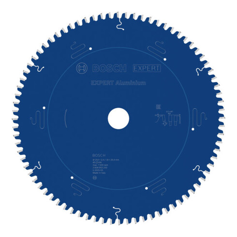 Bosch EXPERT Aluminium cirkelzaagblad, 254x25,4 mm, Z80