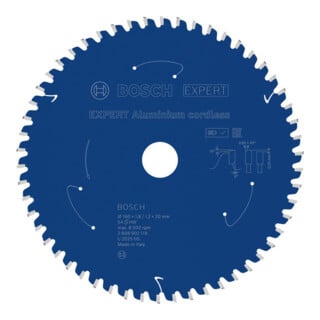 Bosch EXPERT Aluminium Kreissägeblatt, 160x20 mm, Z54