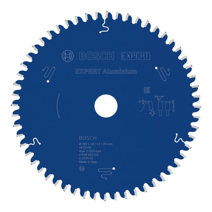 Bosch EXPERT Aluminium Kreissägeblatt, 165x20 mm, Z56