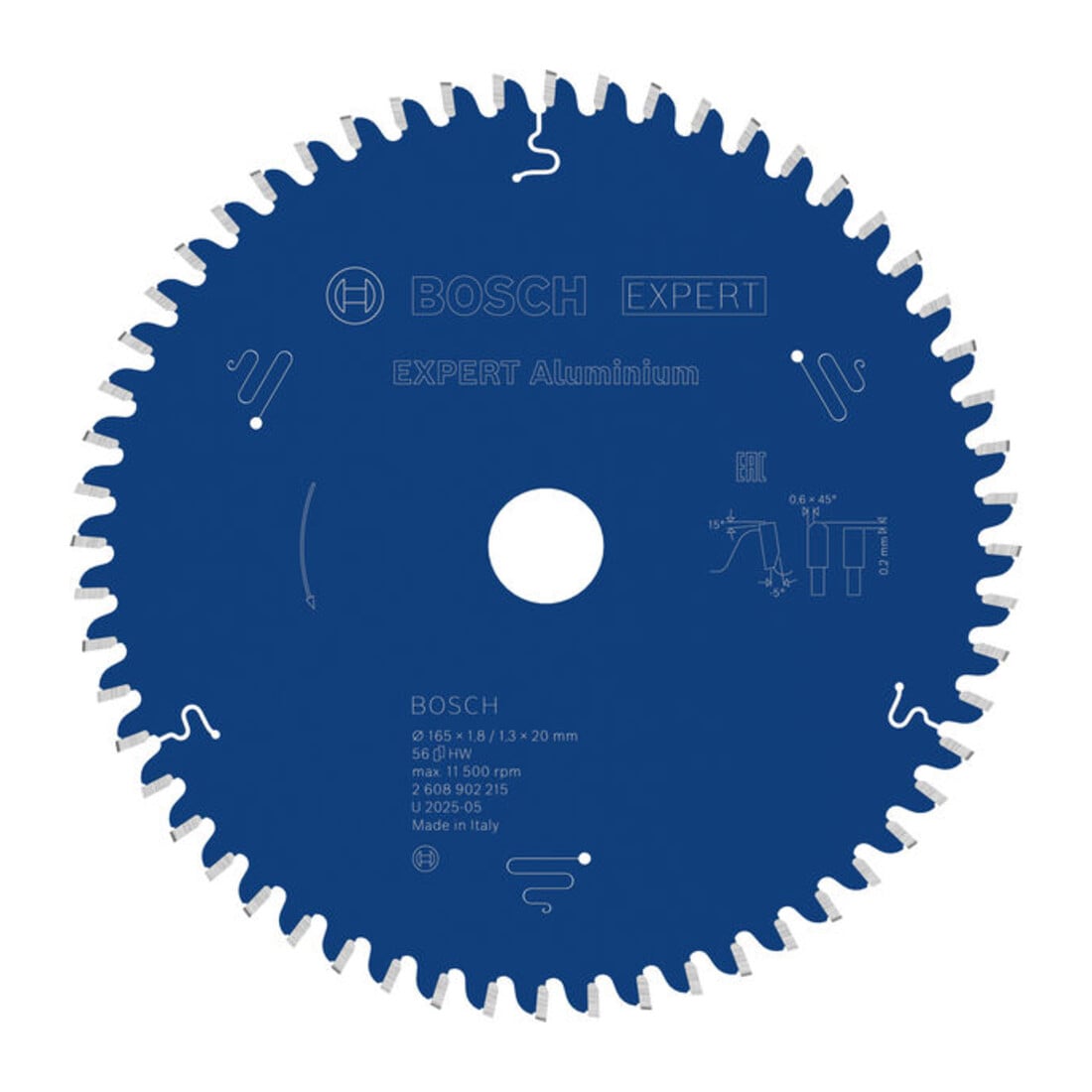 Bosch EXPERT Aluminium Kreissägeblatt, 165x20 mm, Z56