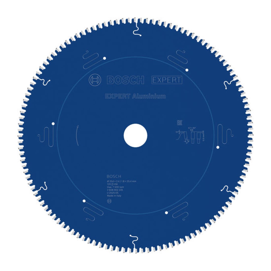 Bosch EXPERT Aluminium Kreissägeblatt, 254x25,4 mm, Z120