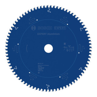 Bosch EXPERT Aluminium Kreissägeblatt, 254x25,4 mm, Z80
