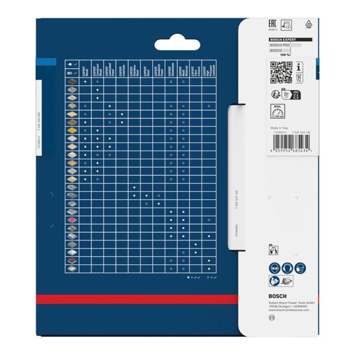 Bosch EXPERT Aluminium zaagblad, 165x20 mm, Z56