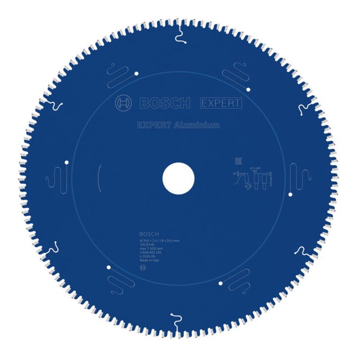Bosch EXPERT Aluminium zaagblad, 254x25,4 mm, Z120