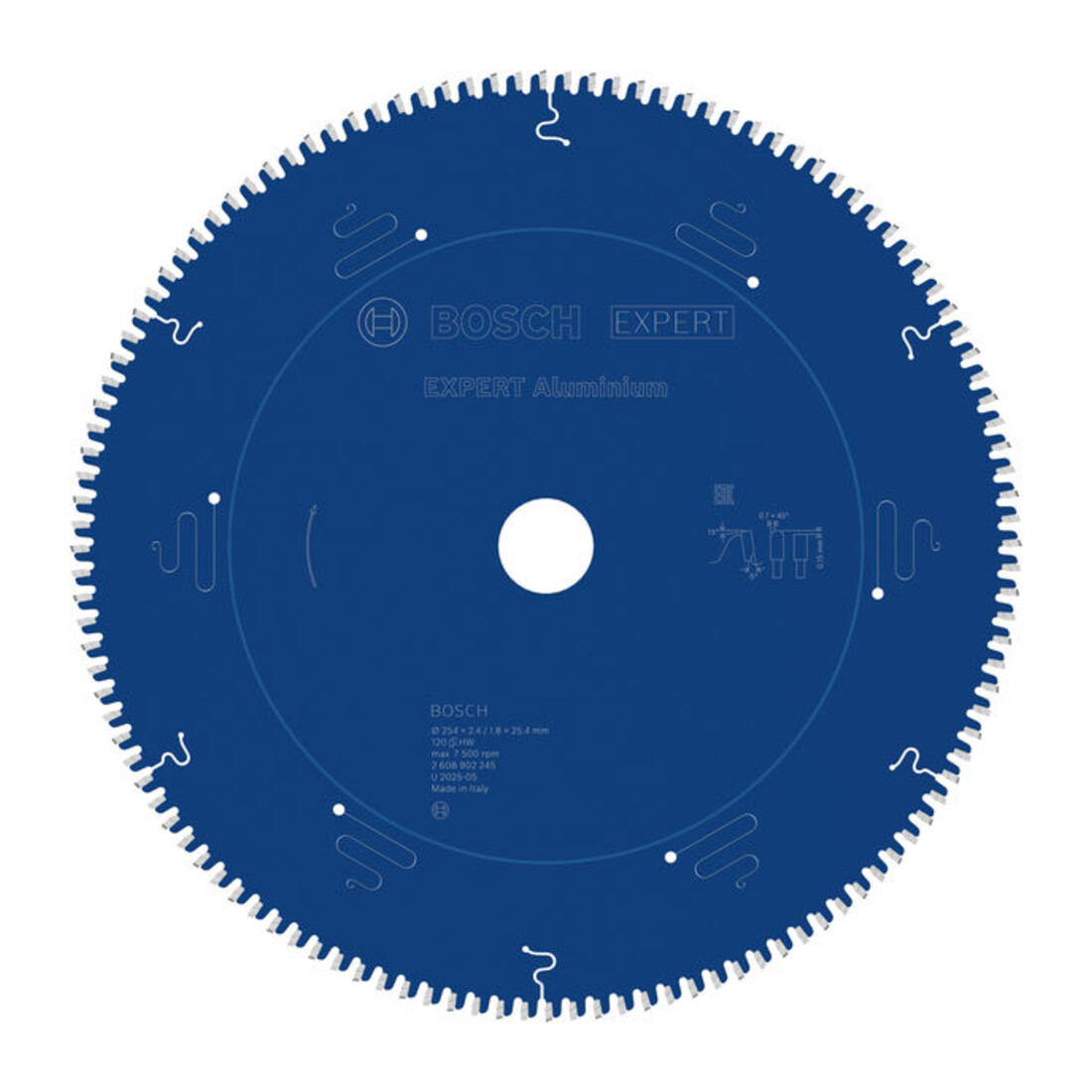 Bosch EXPERT Aluminium zaagblad, 254x25,4 mm, Z120