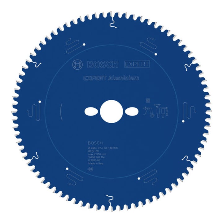 Bosch EXPERT Aluminium zaagblad, 260x30 mm, Z80
