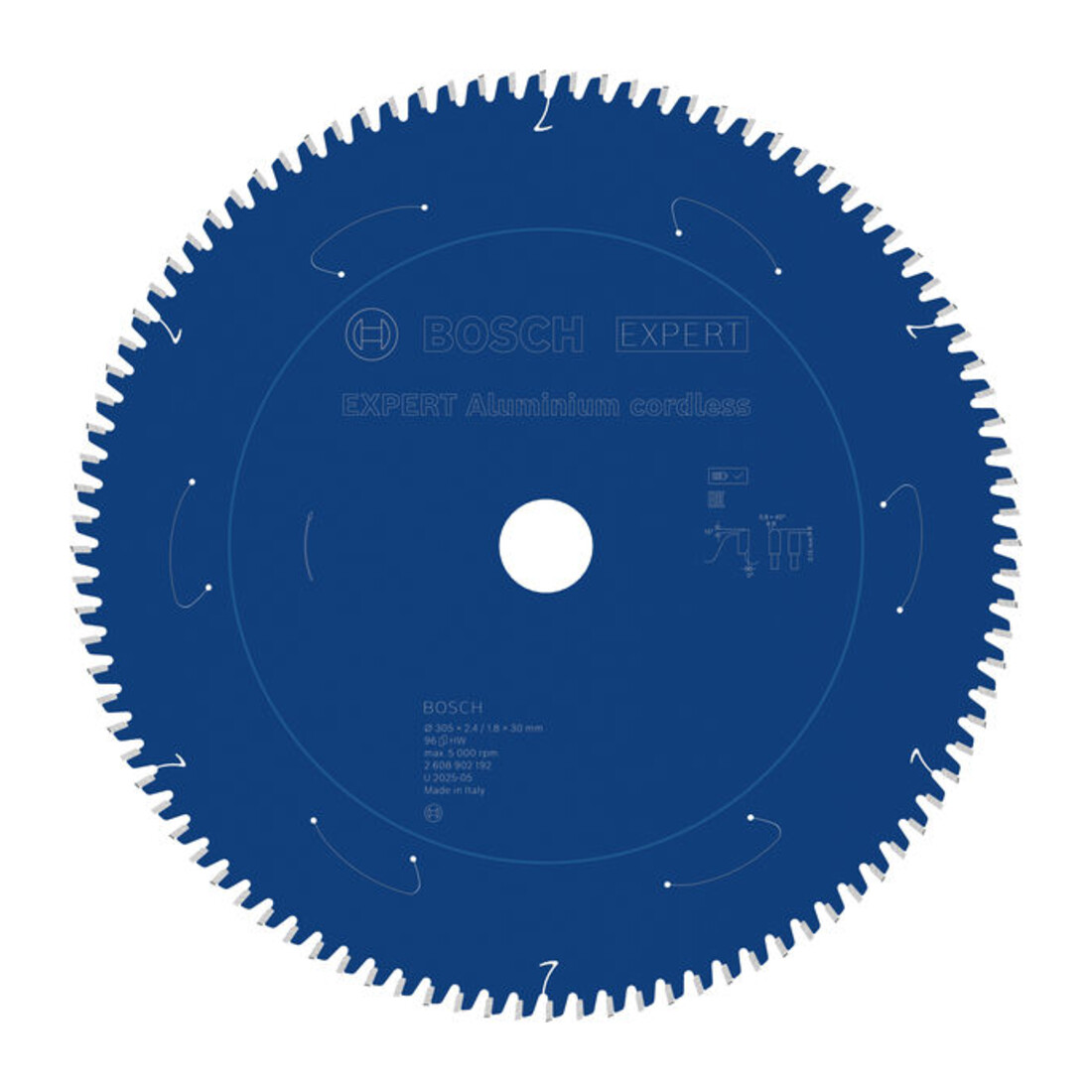 Bosch EXPERT Aluminium zaagblad, 305x30x2,4 mm, Z96