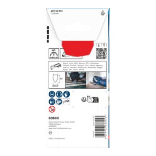 Bosch EXPERT AVZ 32 RT4 Doigt abrasif, 32 x 53 mm