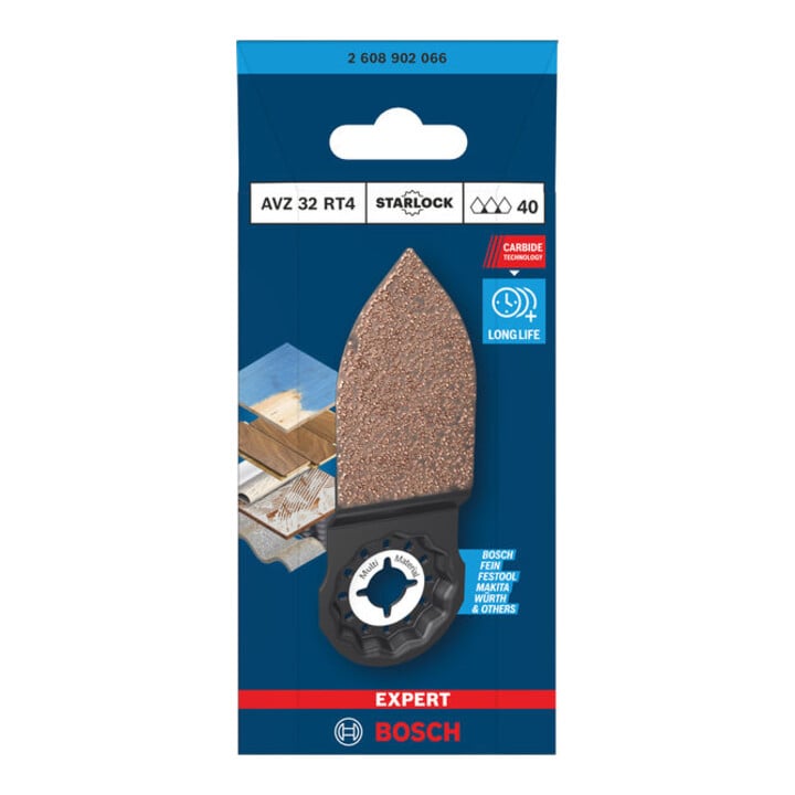 Bosch EXPERT AVZ 32 RT4 Doigt abrasif, 32 x 53 mm
