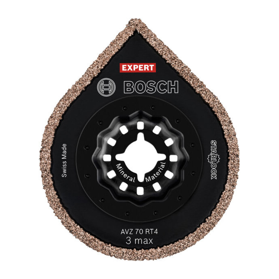 Bosch EXPERT AVZ 70 RT4 3 max piastra per rimozione fughe, Ø 70 mm
