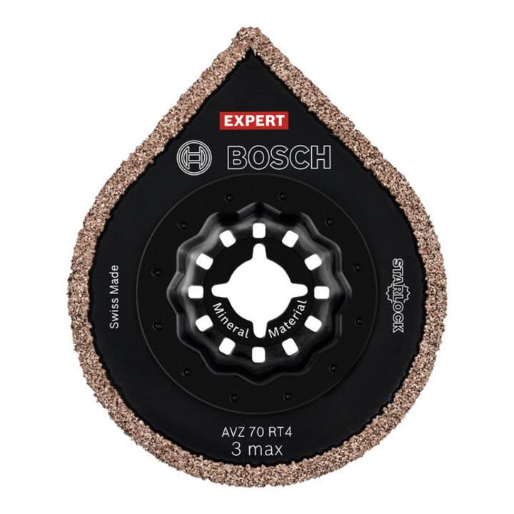 Bosch EXPERT AVZ 70 RT4 3 max Plaque d’enlèvement de joints, Ø 70 mm