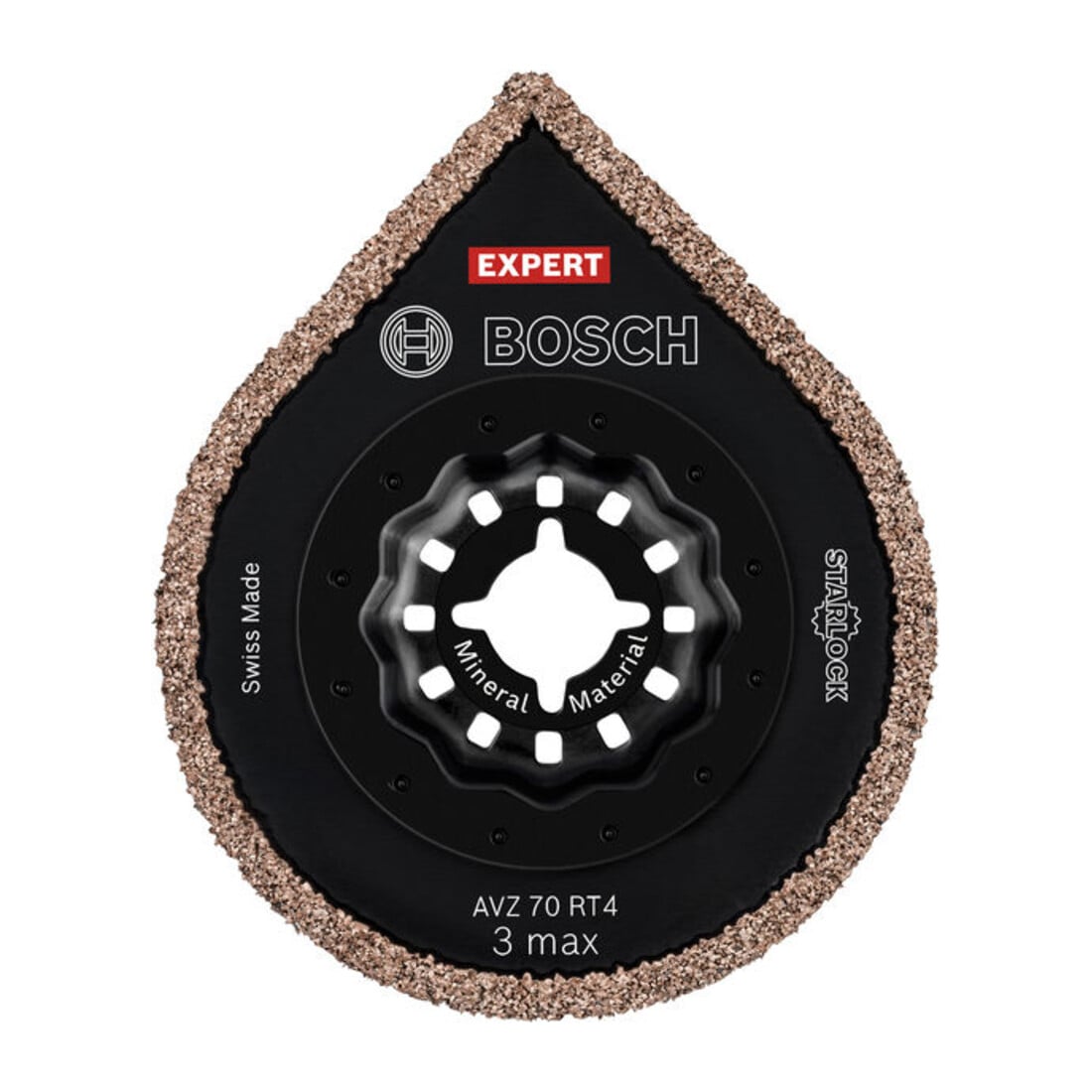 Bosch EXPERT AVZ 70 RT4 3 max Plaque d’enlèvement de joints, Ø 70 mm
