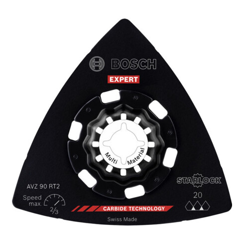 Bosch EXPERT AVZ 90 RT2 piastra abrasiva, 90 mm