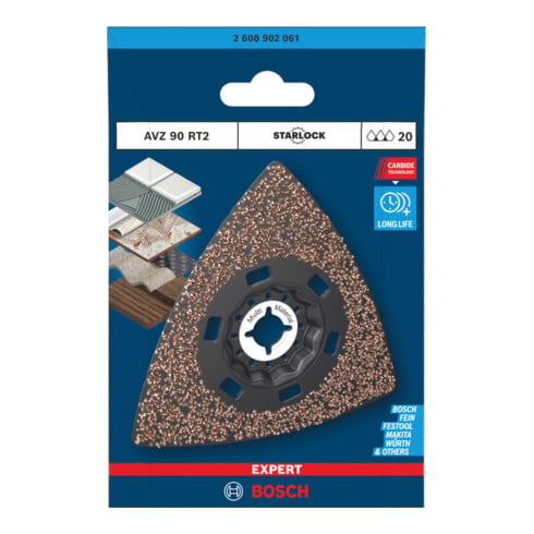 Bosch EXPERT AVZ 90 RT2 Plateau abrasif, 90 mm