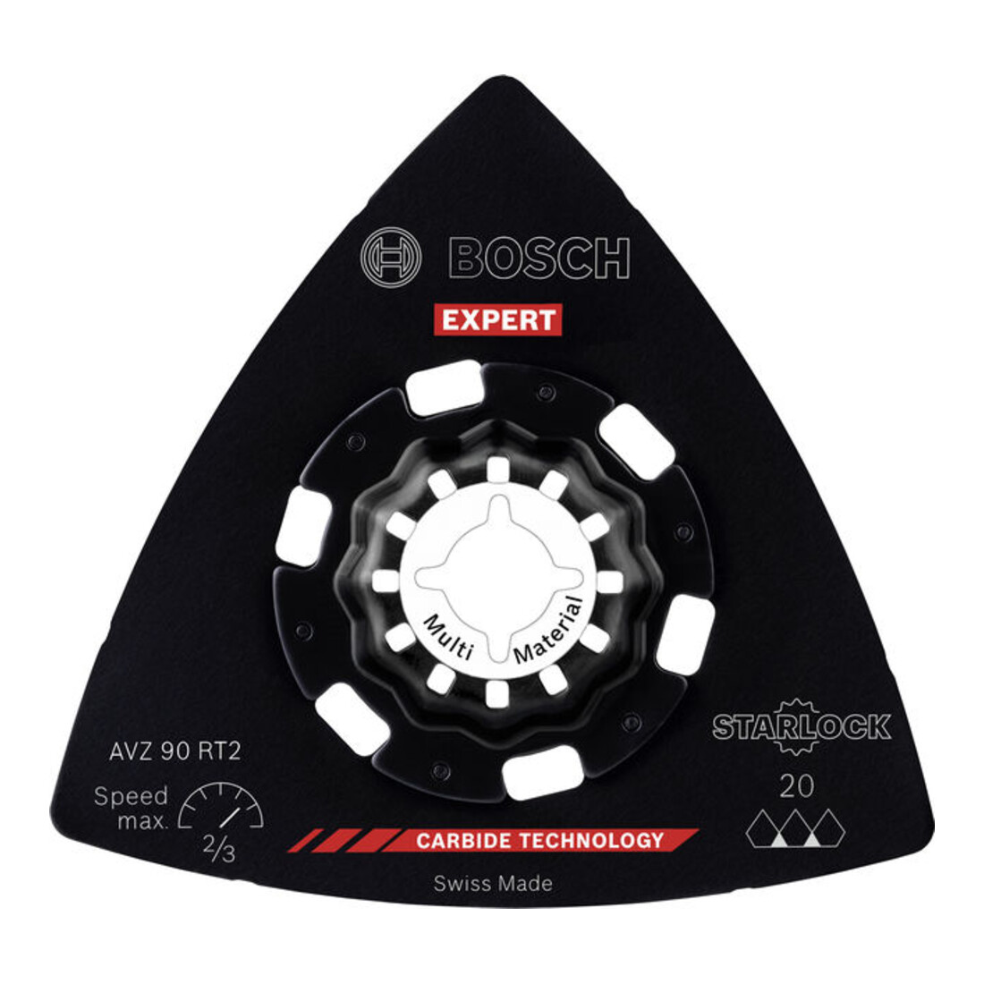 Bosch EXPERT AVZ 90 RT2 Plateau abrasif, 90 mm