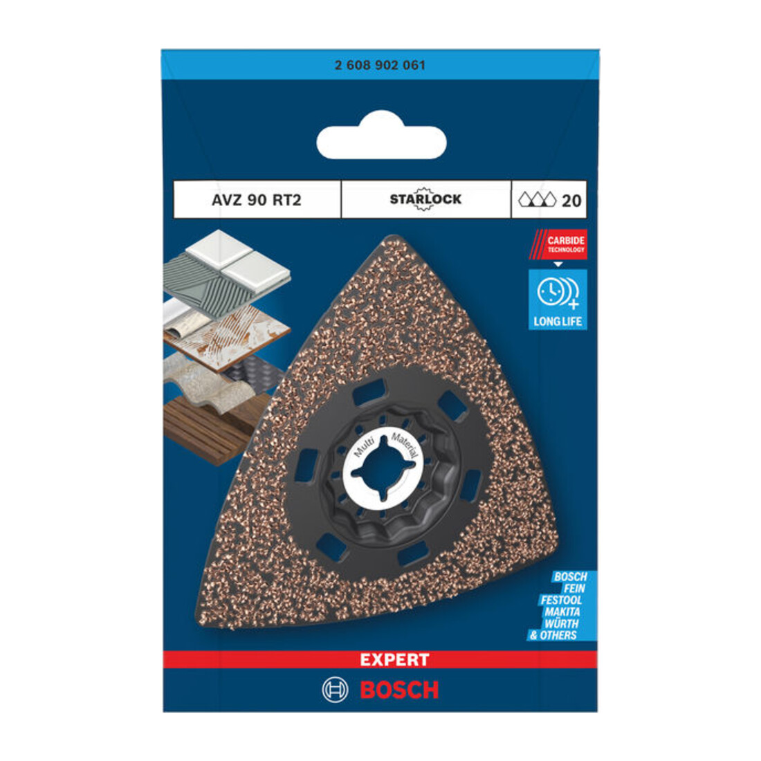 Bosch EXPERT AVZ 90 RT2 Schleifplatte, 90 mm