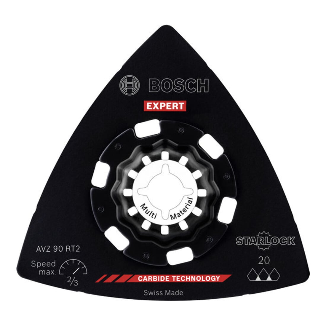 Bosch EXPERT AVZ 90 RT2 Schuurplaat, 90 mm