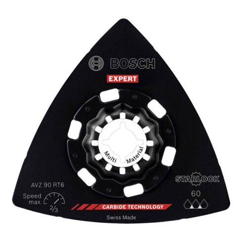 Bosch EXPERT AVZ 90 RT6 Plateau abrasif, 90 mm
