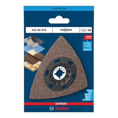 Bosch EXPERT AVZ 90 RT6 Schleifplatte, 90 mm