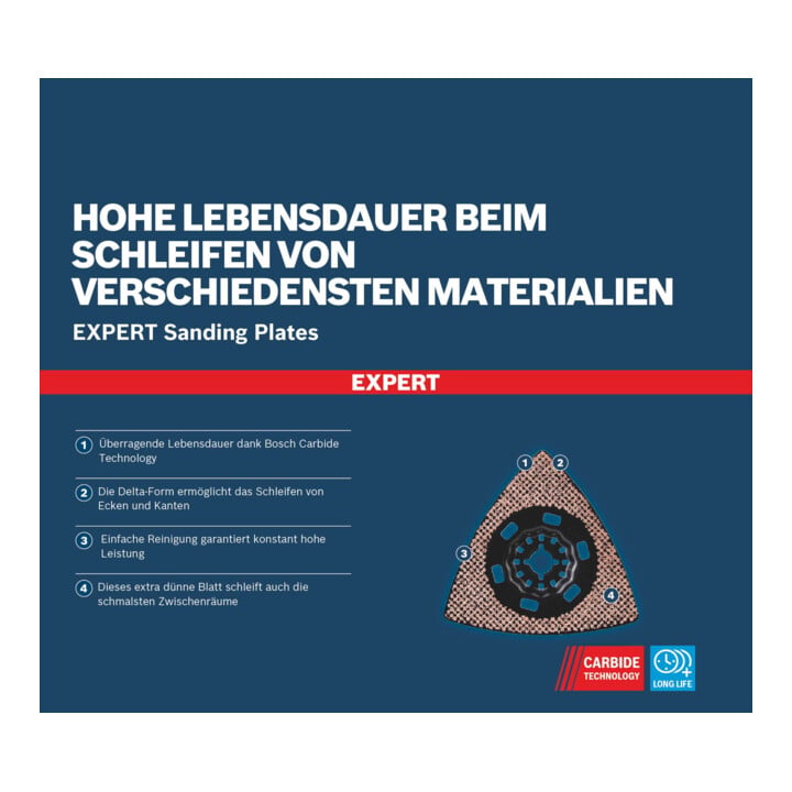 Bosch EXPERT AVZ 90 RT6 Schleifplatte, 90 mm