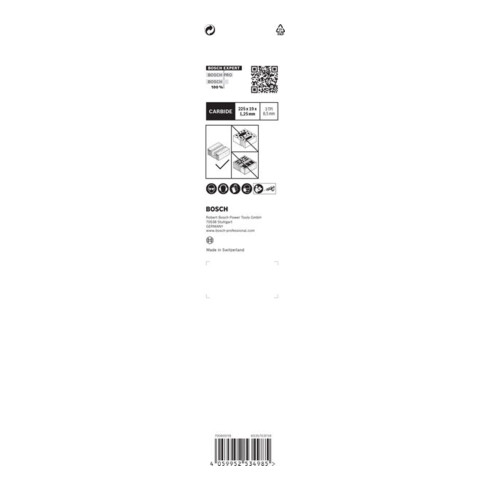 Lame de scie alternative Bosch EXPERT "béton cellulaire" S 2041 HM