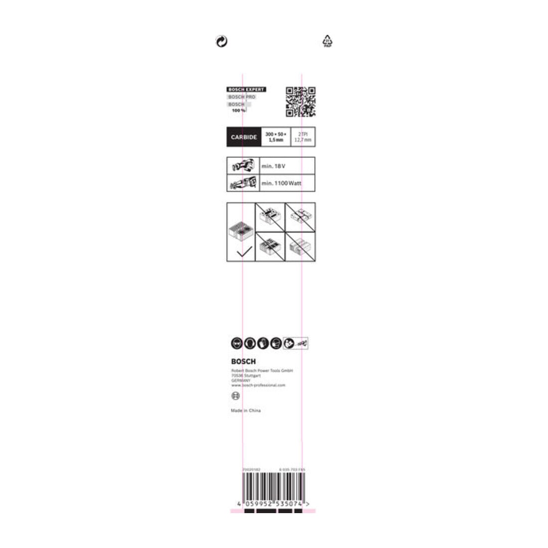 Bosch Expert "Brique creuse" S 1243 HM lame de scie alternative