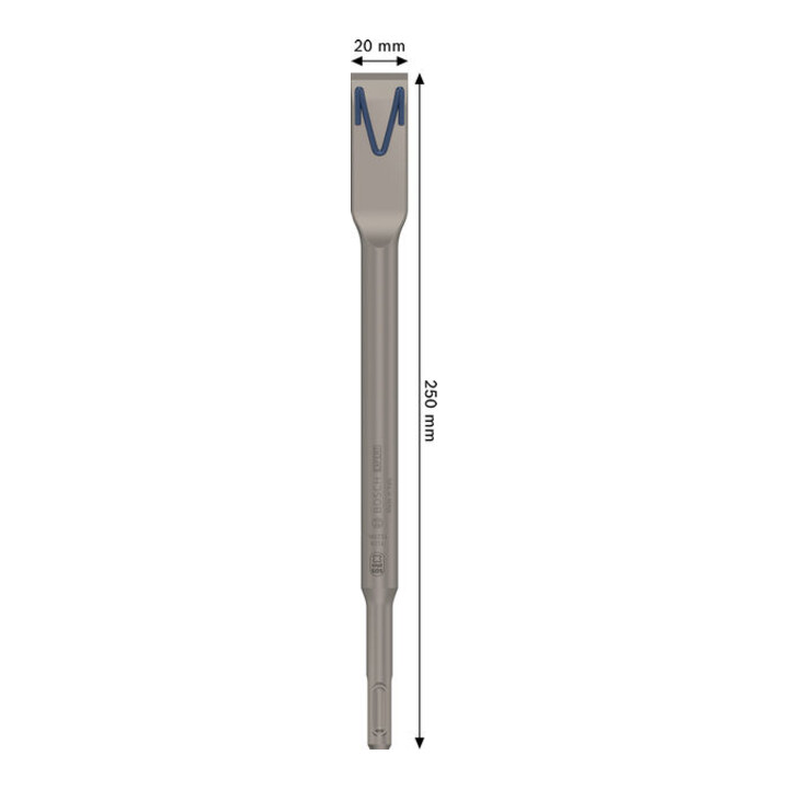 Bosch EXPERT Burin plat SDS plus-8C, 20 x 250 mm