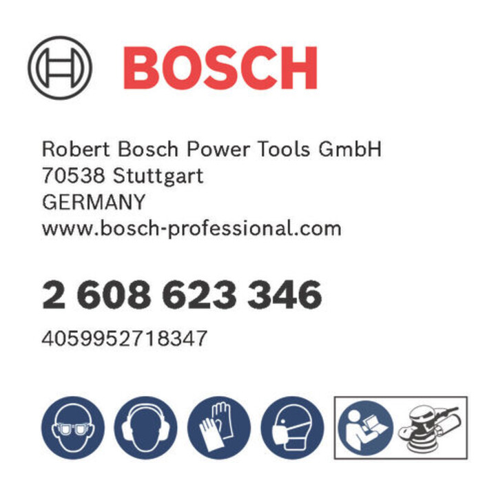 Bosch EXPERT C430 Schleifpapier-Set, 115x107/100x150/80x133mm: K80,5/120,5/180, 45tlg.