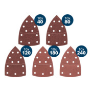 Bosch EXPERT C430 Schleifpapier-Set, K40/80/120/180/240, 102x62,93mm, 50-tlg.-2