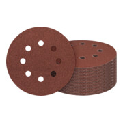 Bosch EXPERT C430 Schuurpapier Set, K40/K60/K80/K120/K180, 125 mm, 50-dlg.