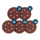 Bosch EXPERT C430 Set de papiers abrasifs, K40/60/80/120/180, 150 mm, 50 pcs, Pack de démarrage