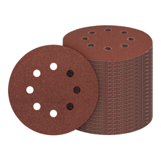 Bosch EXPERT C430 Set di carte abrasive, K40/60/80/120/180, 125 mm, 100 pezzi, Starter Pack