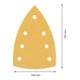 Bosch EXPERT C470 Papier abrasif, 100 x 150 mm, G 80