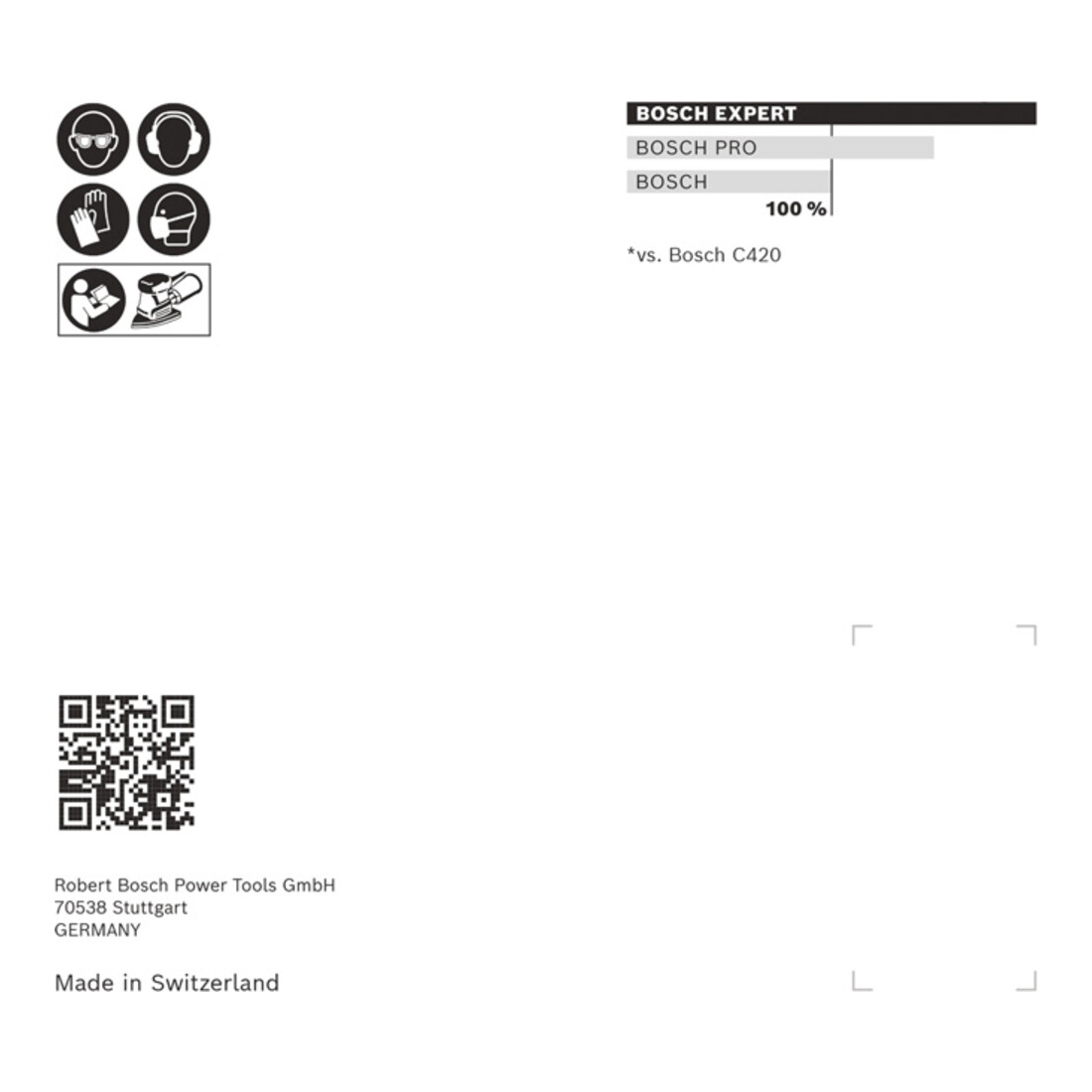 Papier abrasif EXPERT C470 Bosch